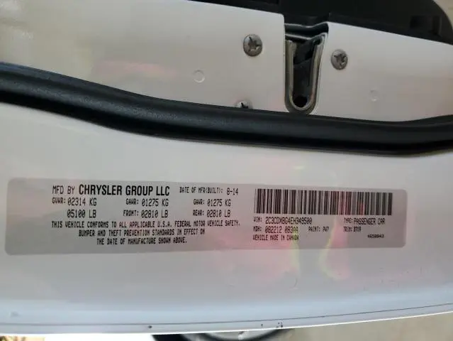 2014 DODGE CHARGER SE  