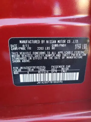 2011 NISSAN LEAF SV  