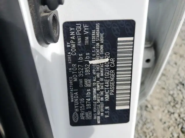 2016 HYUNDAI ACCENT SE  