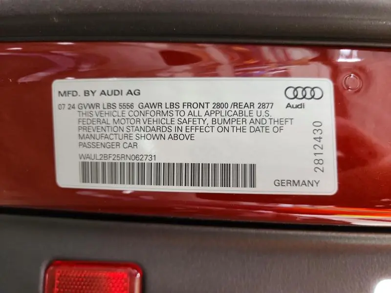 2024 AUDI A6 PREMIUM PLUS  