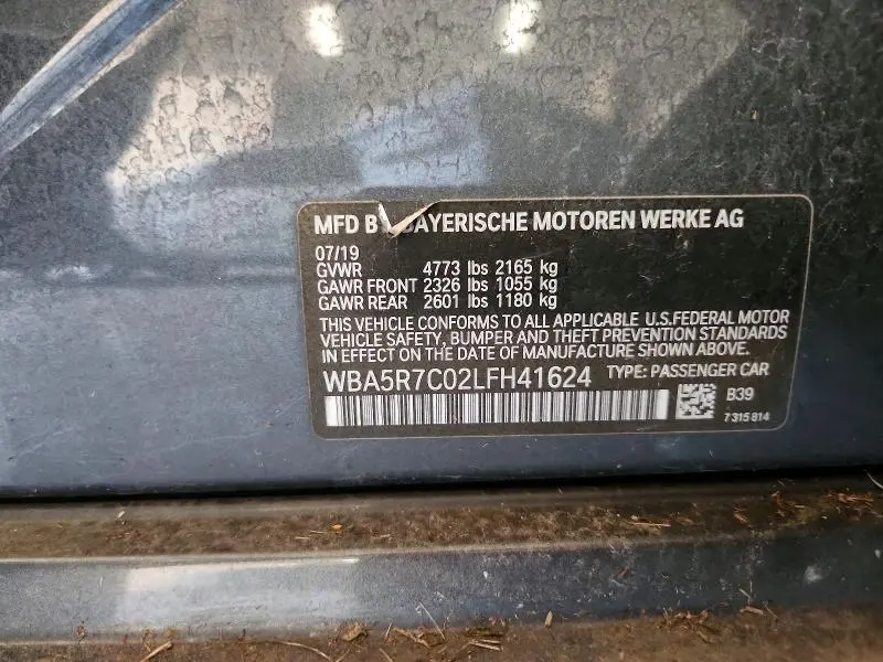 2020 BMW 330XI   