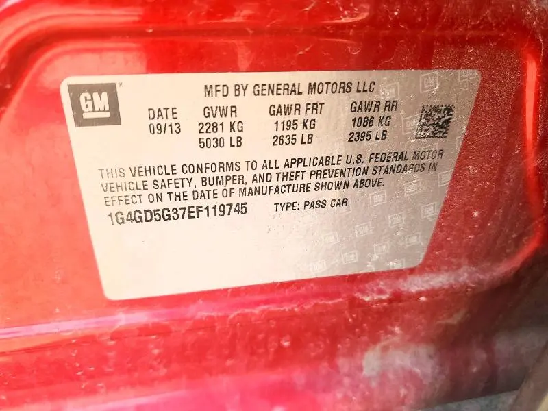 2014 BUICK LACROSSE PREMIUM  