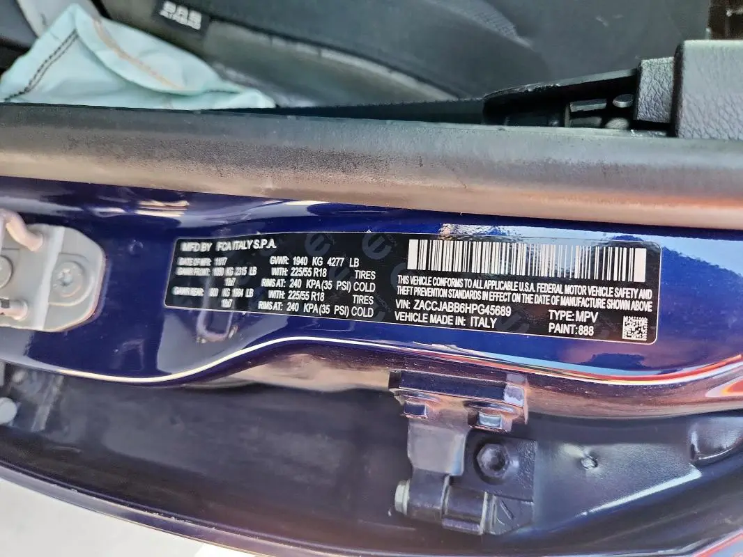 2017 JEEP RENEGADE LATITUDE  