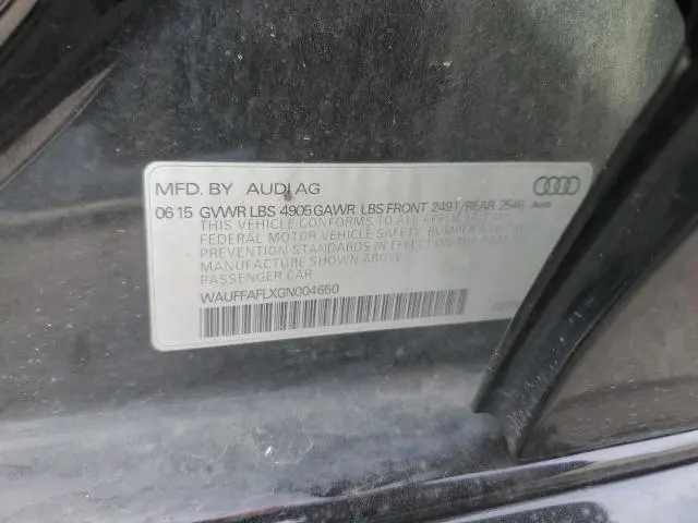 2016 AUDI A4 PREMIUM PLUS S-LINE  