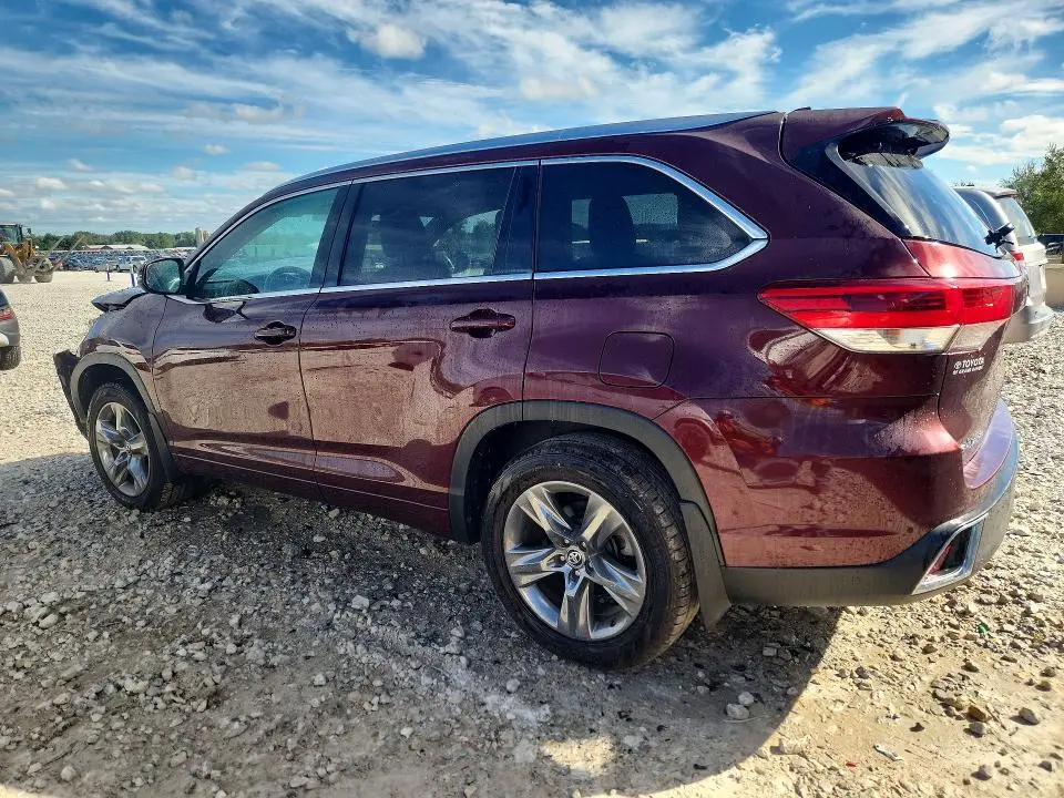 2019 TOYOTA HIGHLANDER LIMITED PLATINUM  