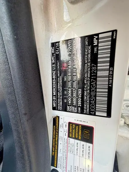 2016 MERCEDES-BENZ GLE 350 4MATIC  