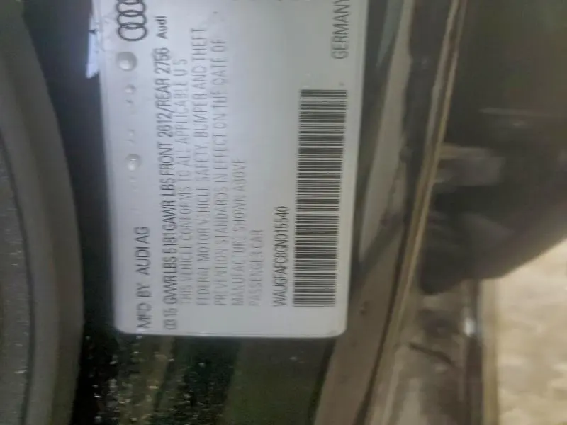 2016 AUDI A6 PREMIUM PLUS  