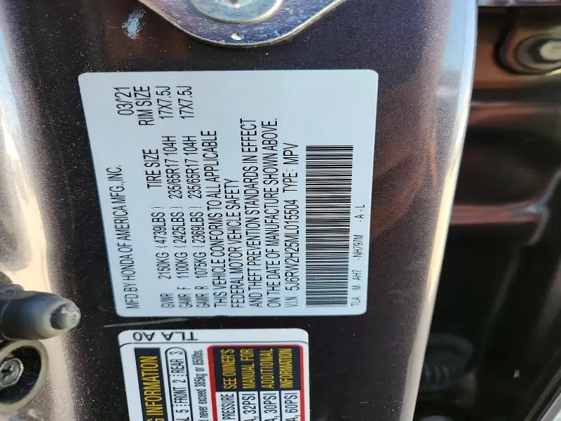 2021 HONDA CR-V LX  