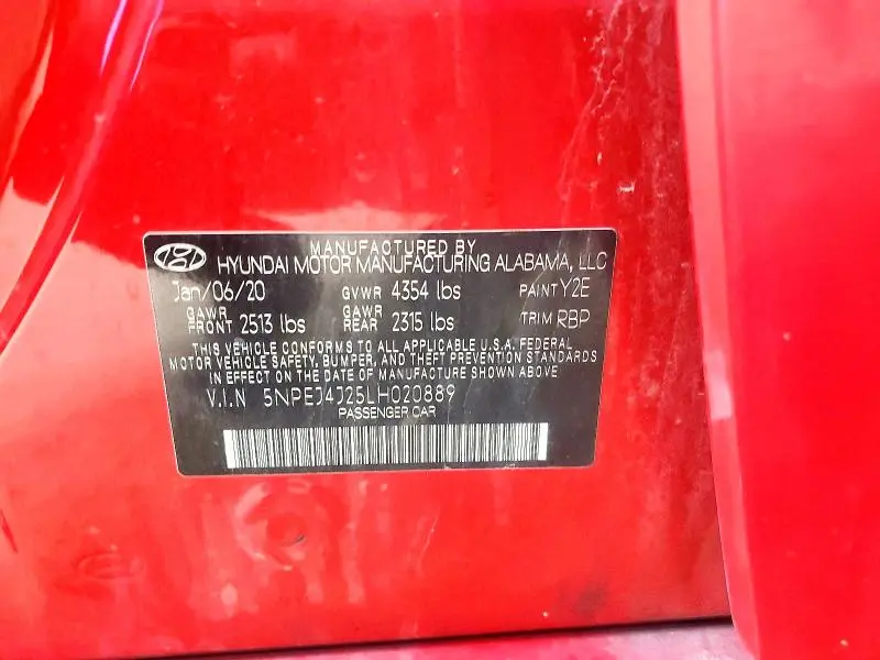 2020 HYUNDAI SONATA SEL PLUS  