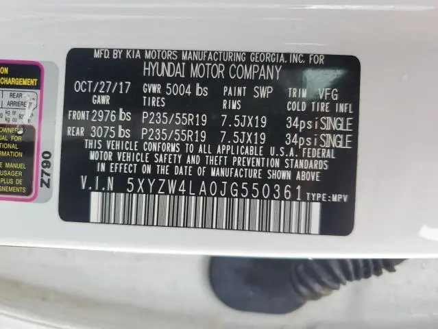 2018 HYUNDAI SANTA FE SPORT   