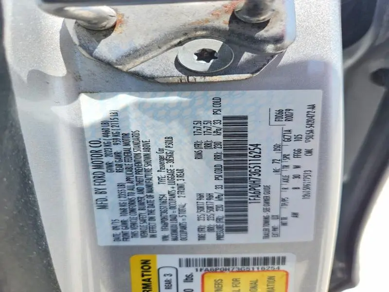 2016 FORD FUSION SE  