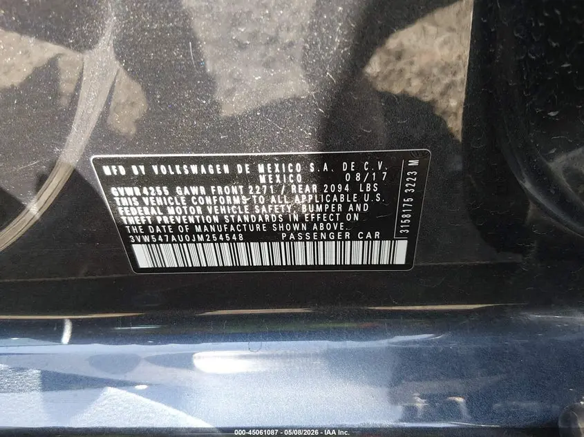 2018 VOLKSWAGEN GOLF GTI 2.0T AUTOBAHN/2.0T S/2.0T SE