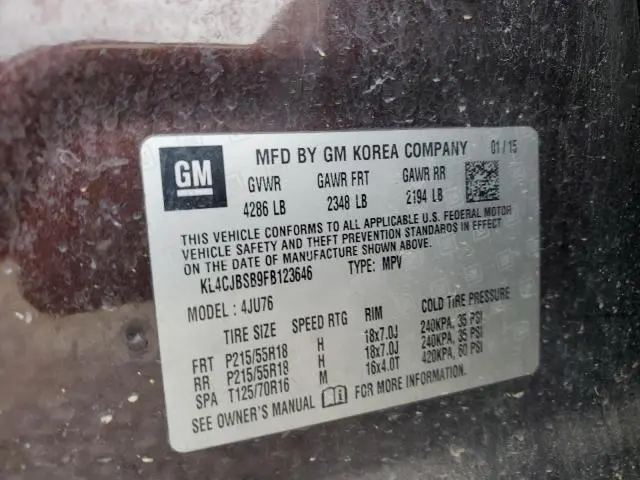 2015 BUICK ENCORE CONVENIENCE  