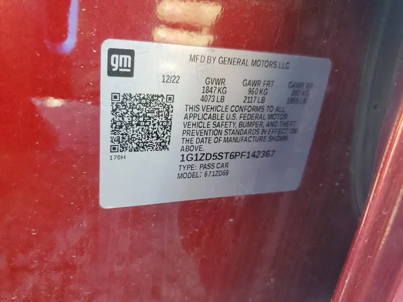 2023 CHEVROLET MALIBU LT  