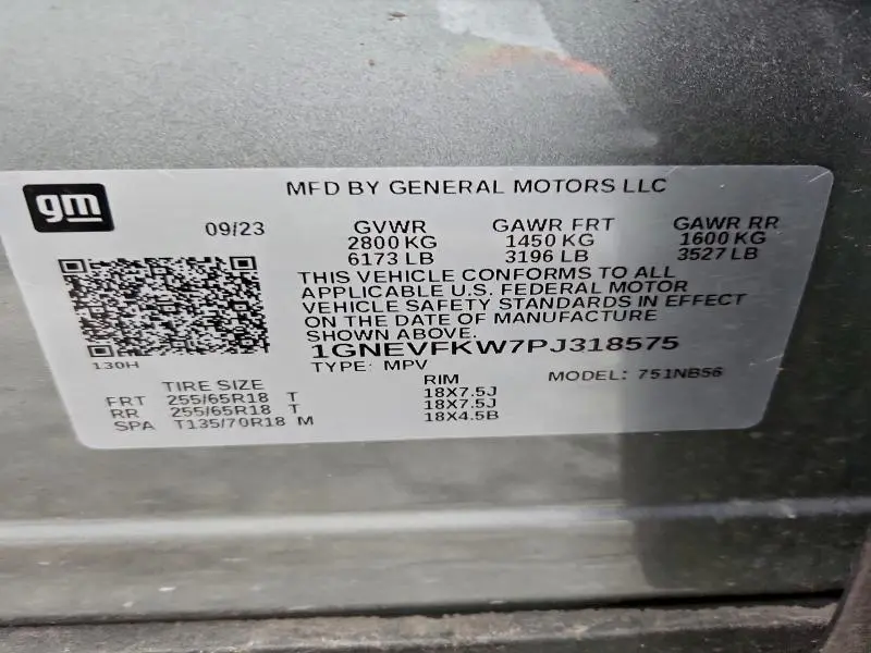 2023 CHEVROLET TRAVERSE LS  