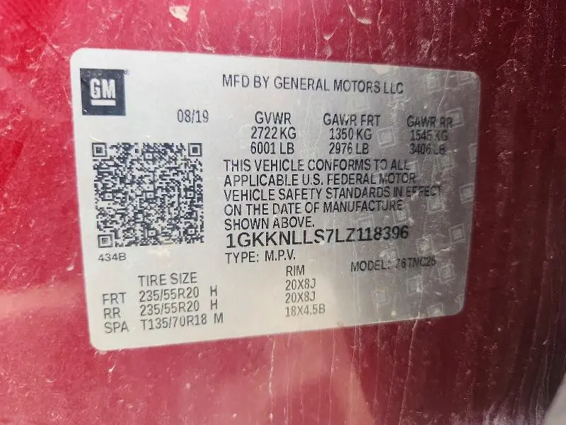 2020 GMC ACADIA AT4  