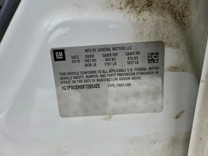 2015 CHEVROLET CRUZE LS  