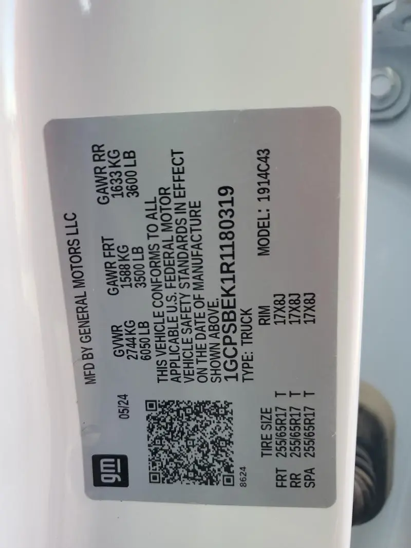 2024 CHEVROLET COLORADO   