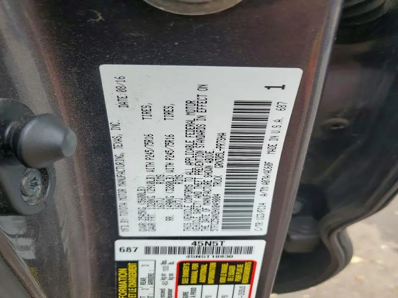 2017 TOYOTA TACOMA SR5 V6  