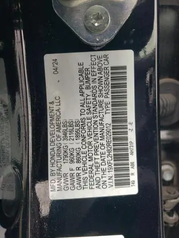 2024 HONDA CIVIC SPORT  