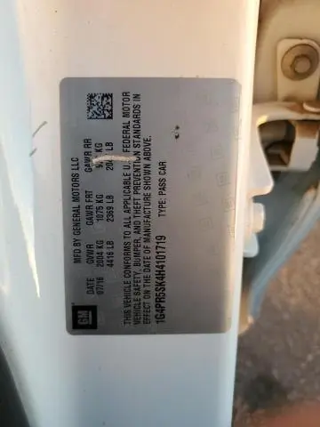 2017 BUICK VERANO SPORT TOURING  