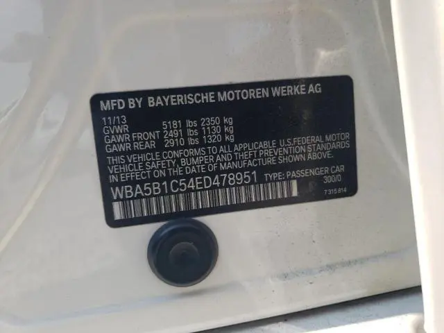 2014 BMW 535 I  