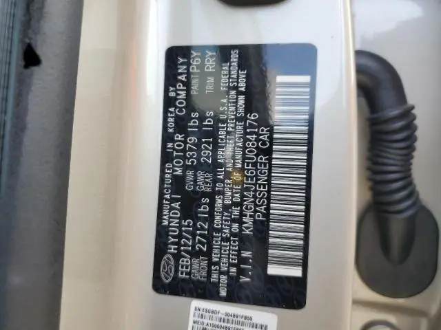 2015 HYUNDAI GENESIS 3.8L  