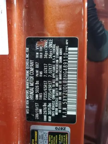 2017 HYUNDAI SANTA FE SPORT   