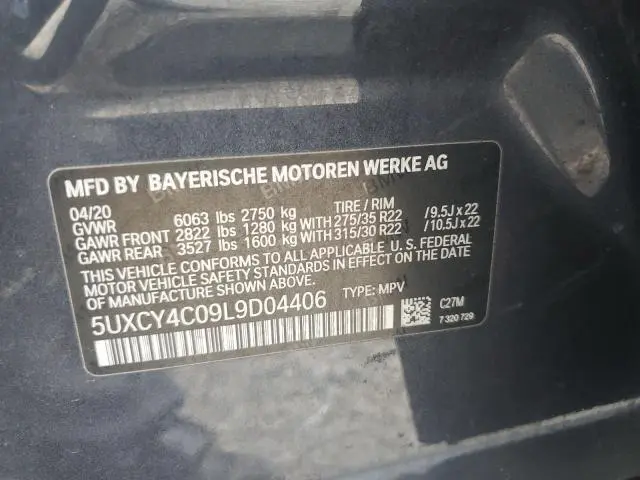 2020 BMW X6 SDRIVE 40I  