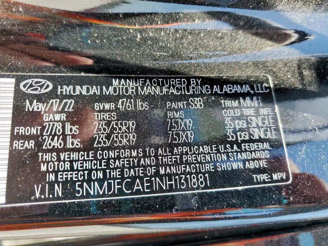 2022 HYUNDAI TUCSON SEL  