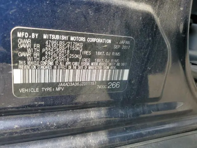 2018 MITSUBISHI OUTLANDER SE  