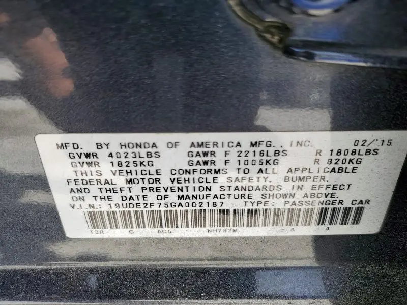 2016 ACURA ILX PREMIUM  