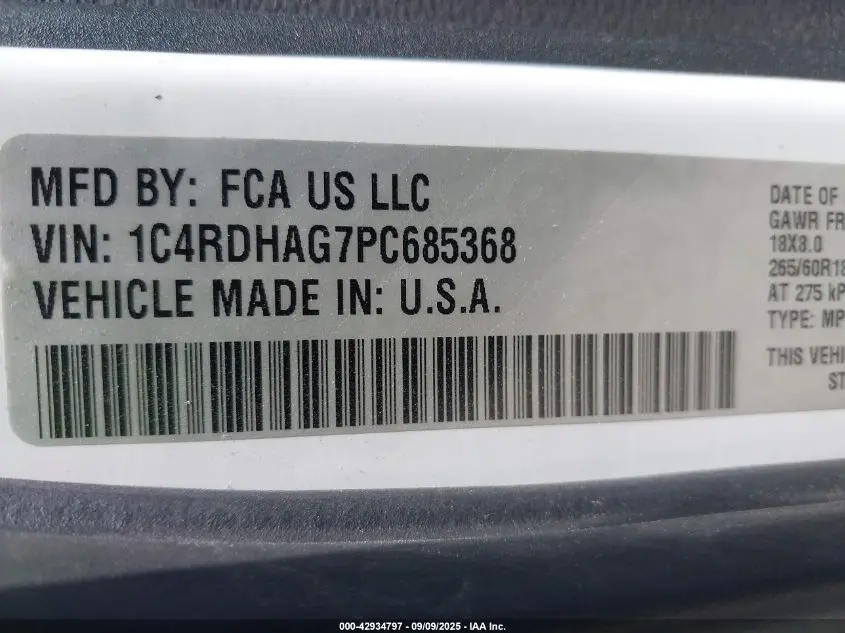 2023 DODGE DURANGO SXT RWD