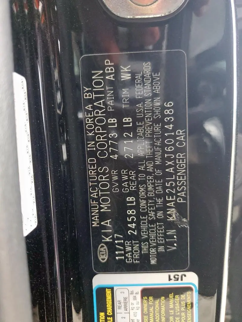 2018 KIA STINGER PREMIUM  