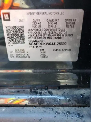 2018 BUICK ENCLAVE AVENIR  