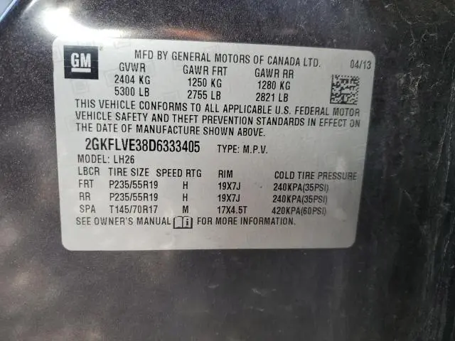 2013 GMC TERRAIN SLT  