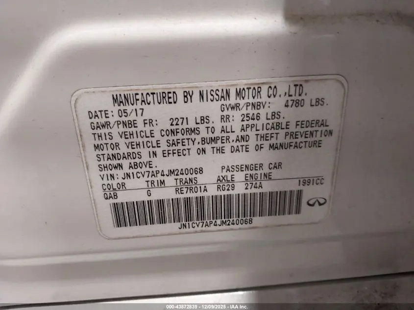 2018 INFINITI Q50 2.0T LUXE