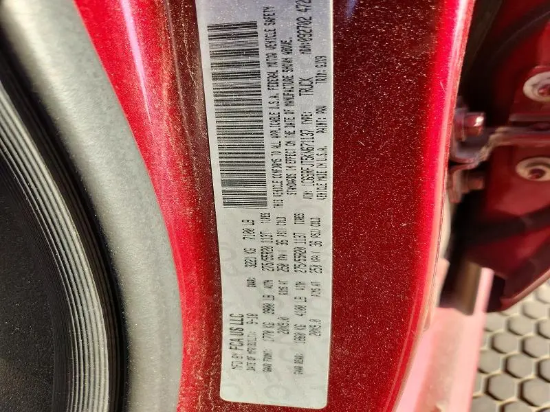 2019 RAM 1500 LARAMIE  