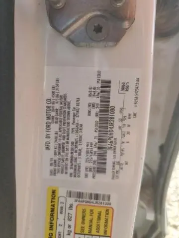2018 FORD FUSION SE  
