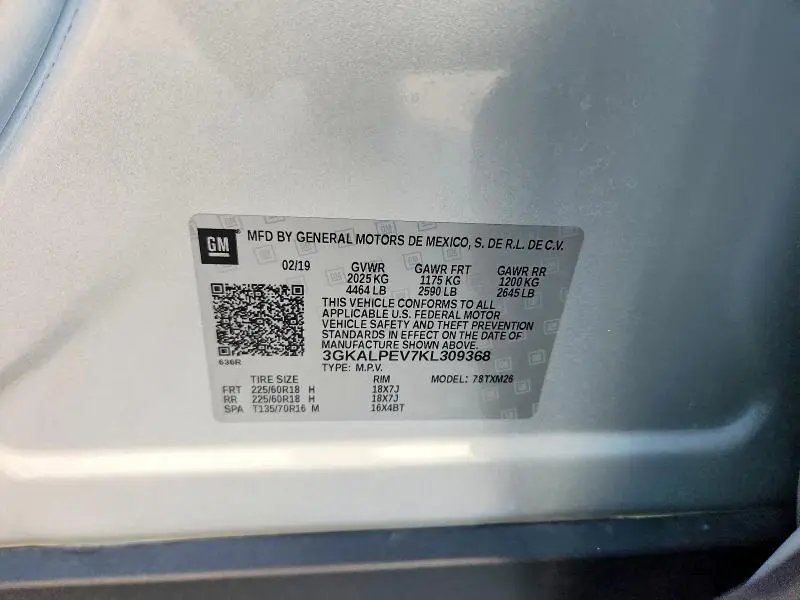 2019 GMC TERRAIN SLT  