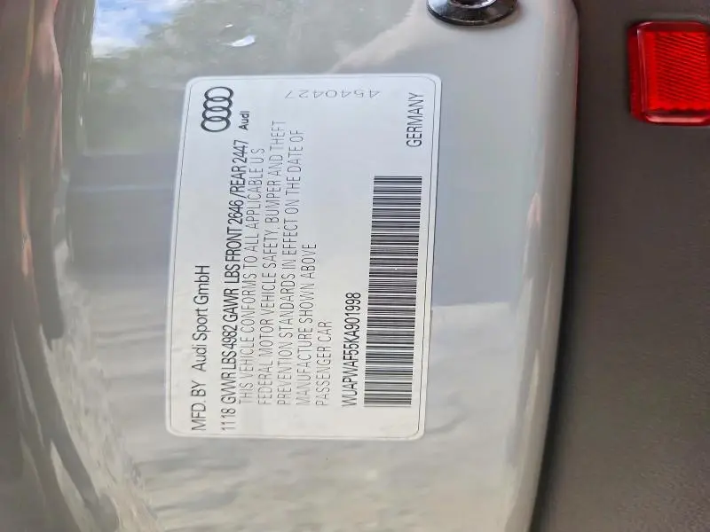 2019 AUDI RS5   