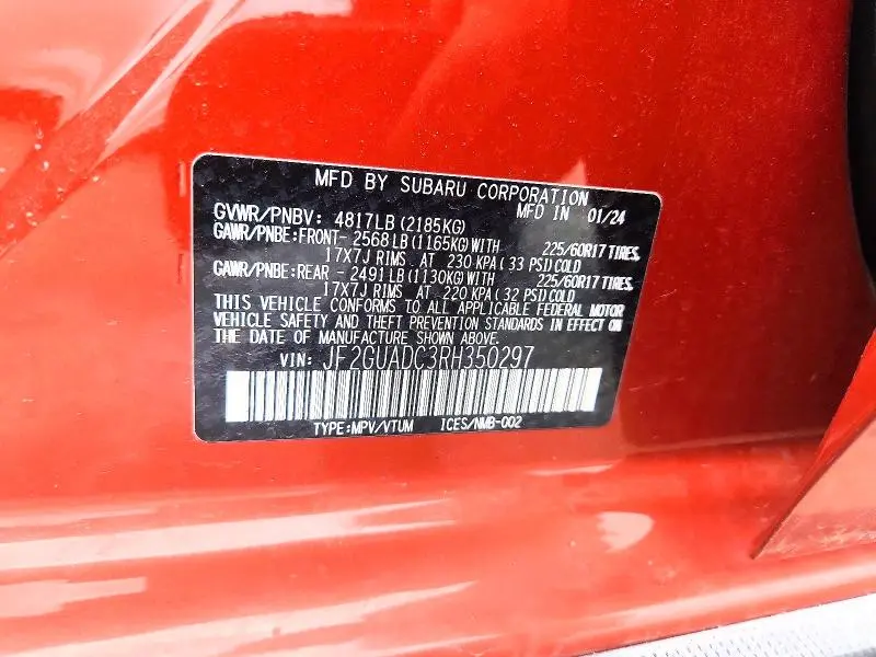 2024 SUBARU CROSSTREK PREMIUM  