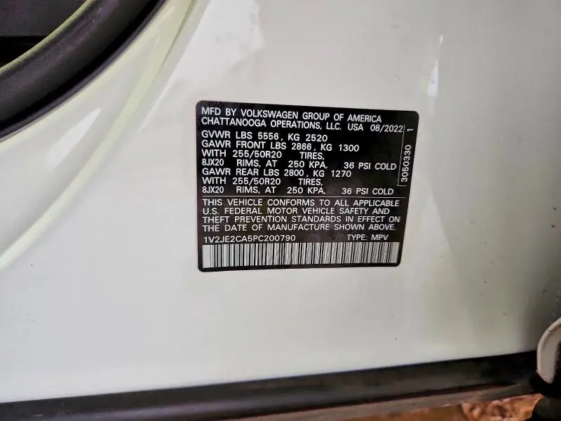 2023 VOLKSWAGEN ATLAS CROSS SPORT SE  