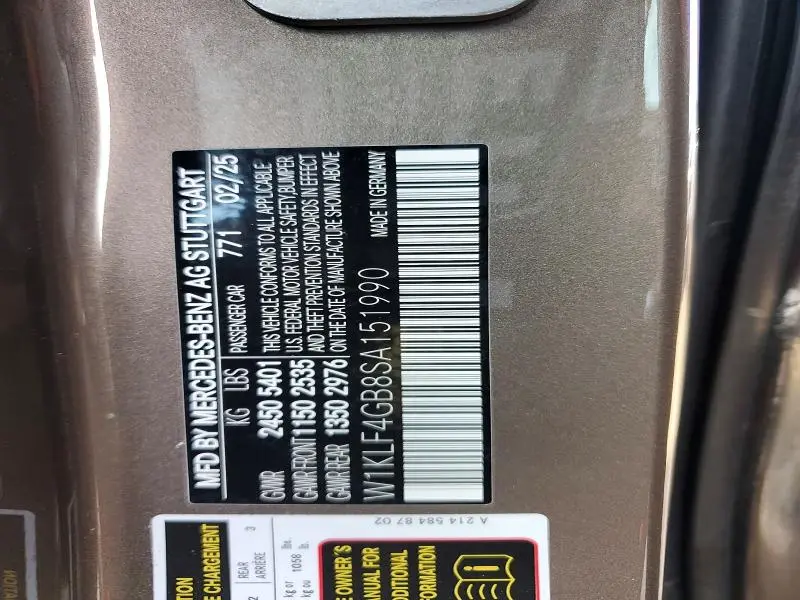 2025 MERCEDES-BENZ E 350  