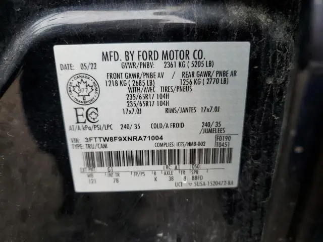 2022 FORD MAVERICK XL  