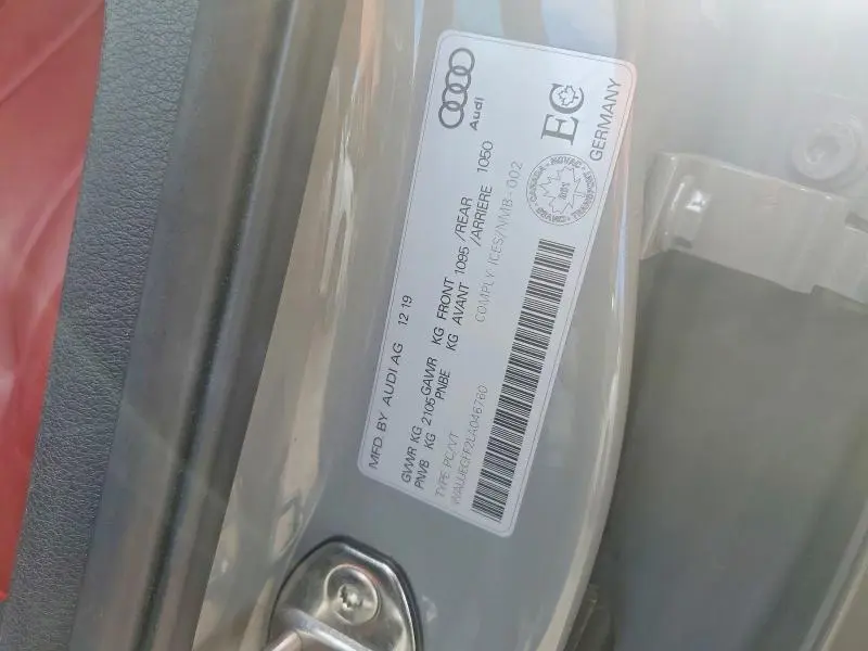 2020 AUDI A3 S-LINE PREMIUM PLUS  