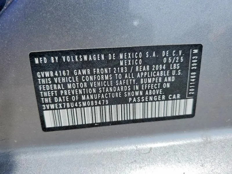 2025 VOLKSWAGEN JETTA SE  