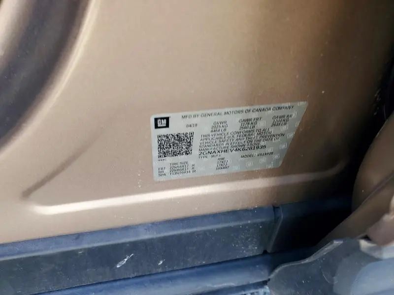 2019 CHEVROLET EQUINOX LS  