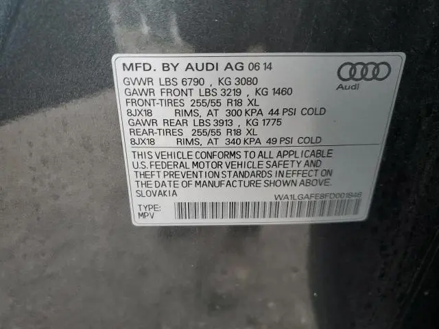 2015 AUDI Q7 PREMIUM PLUS