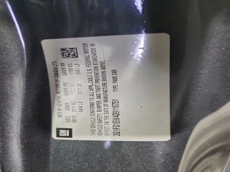 2013 CHEVROLET CAMARO SS  